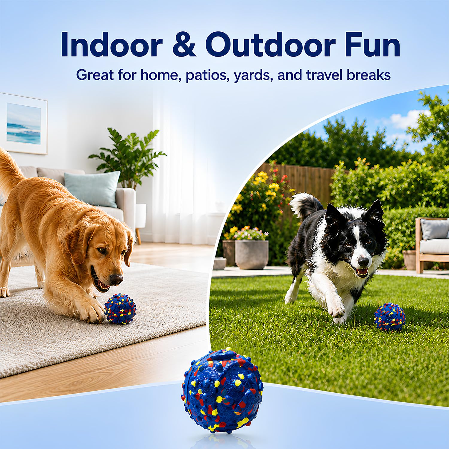 Smart Interactive Moving Dog Ball USB Rechargeable