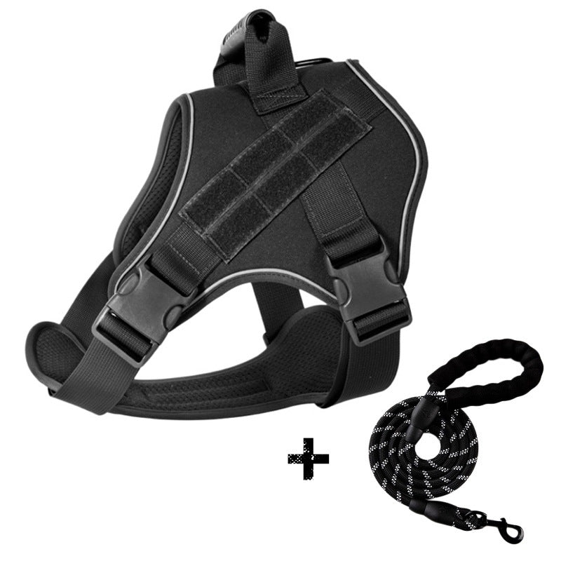 Breathable Tactical Harness For Large Dogs