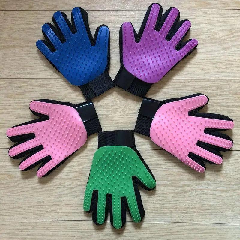 Gentle Pet Grooming Hair Remover Gloves