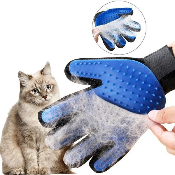 Gentle Pet Grooming Hair Remover Gloves