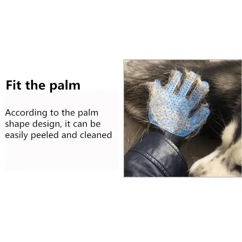 Gentle Pet Grooming Hair Remover Gloves