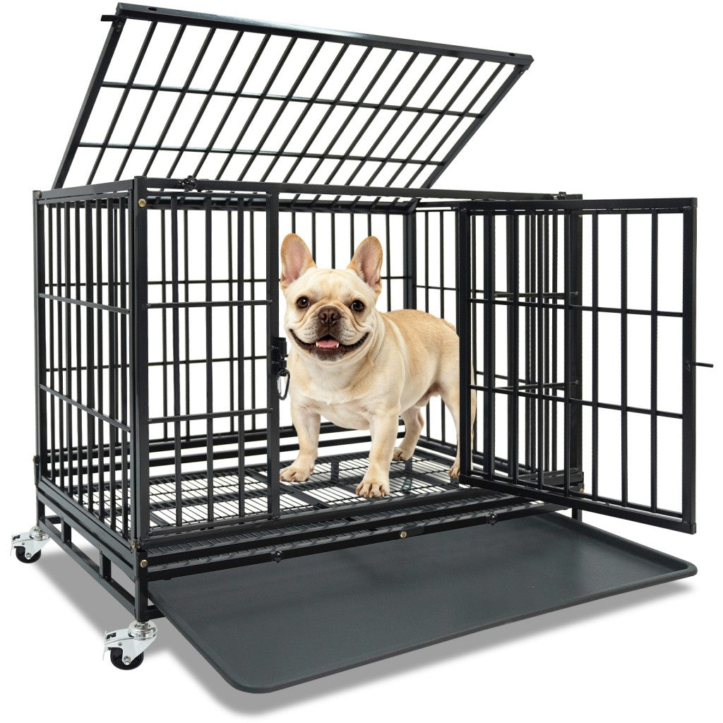37" Stackable Heavy Duty Dog Kennel 371D08